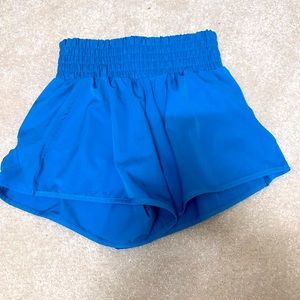 Royal blue shorts